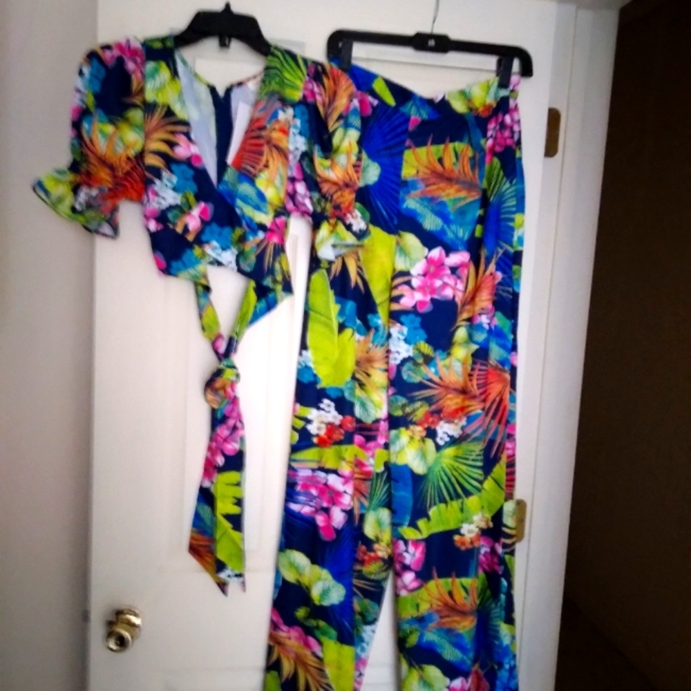 Floral Pants Set